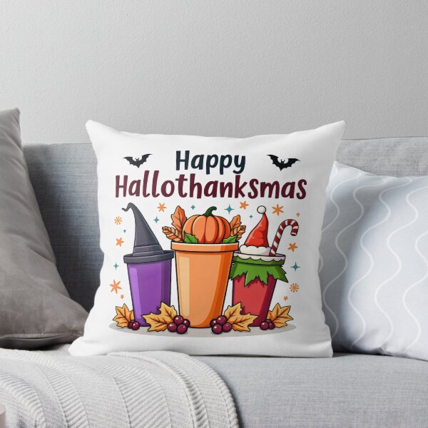Item preview, happy hallothankmas designed and sold by VividDripCo.