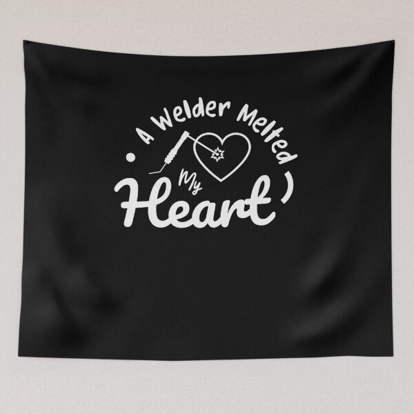 Item preview, A welder melted my heart Funny Welder Love Valentine's Gift designed and sold by MouDantArts.