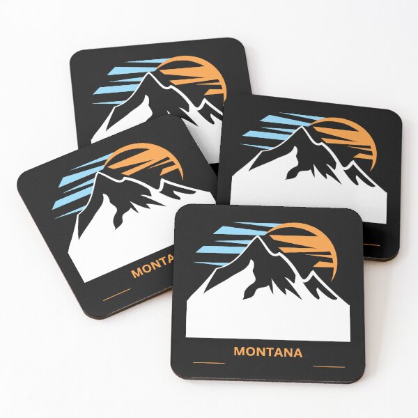 Item preview, Montana Mountains sun Sky Outdoors Adventure designed and sold by tshirtart2024.