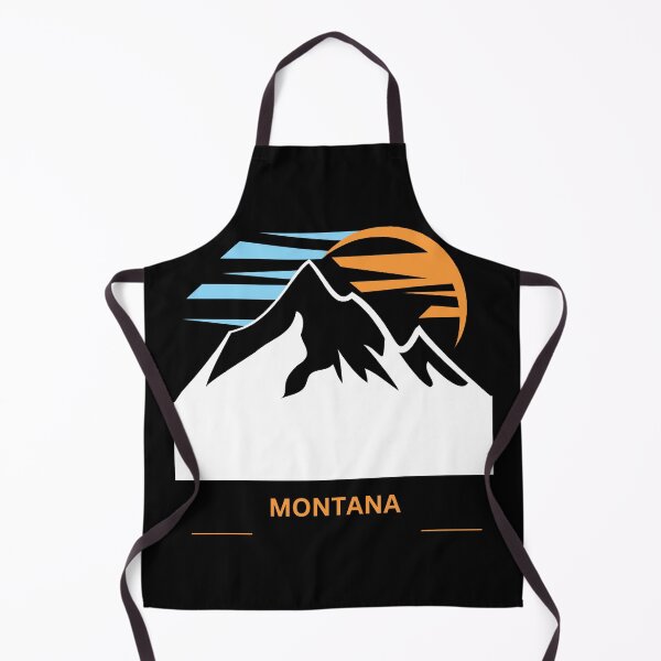 Item preview, Montana Mountains sun Sky Outdoors Adventure designed and sold by tshirtart2024.