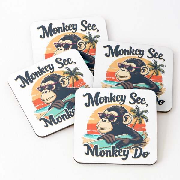 Item preview, Monkey see monkey do designed and sold by VividDripCo.