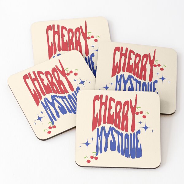 Item preview, vintage cherry mystique wavy text with cherries and sparkles designed and sold by cherrytheory.