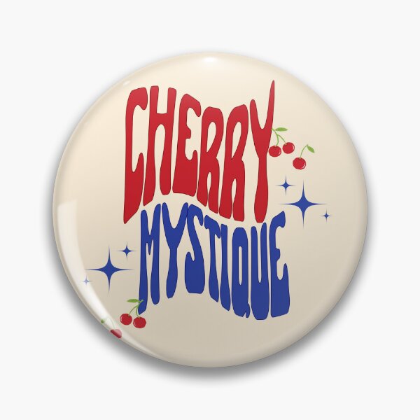 Item preview, vintage cherry mystique wavy text with cherries and sparkles designed and sold by cherrytheory.