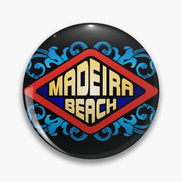 Item preview, Madeira Beach FL Florida emblem retro sign designed and sold by studioss76.