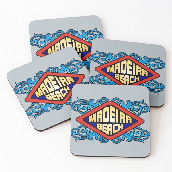 Item preview, Madeira Beach FL Florida emblem retro sign designed and sold by studioss76.