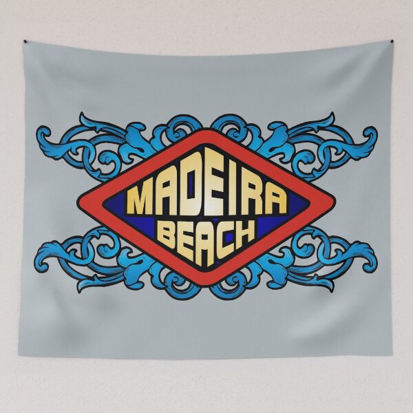 Item preview, Madeira Beach FL Florida emblem retro sign designed and sold by studioss76.