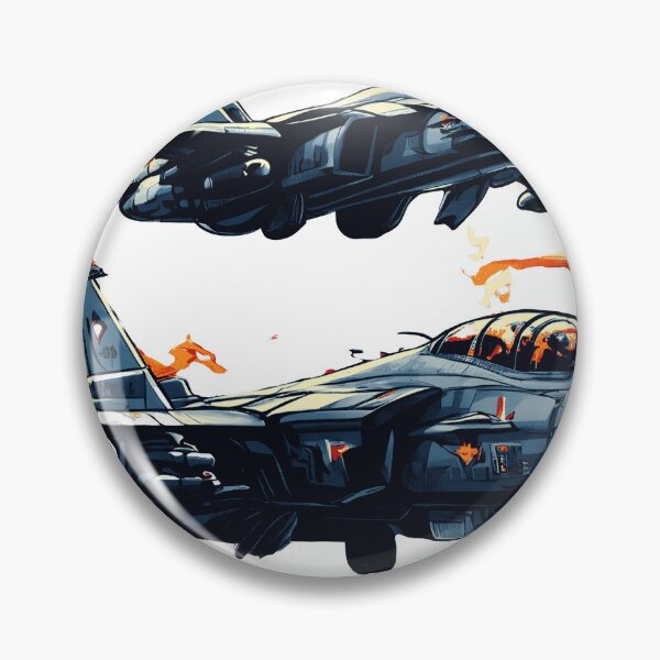 Item preview, Top Gun Theme Fighter Jets over aircraft carrier designed and sold by AiArtestry.