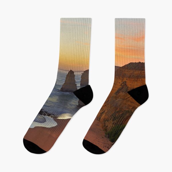 Item preview, Late Sunset - 12 Apostles Glow on the Cliffs designed and sold by Adam Gormley.