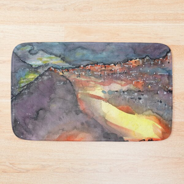 Item preview, Hillside Town at Night designed and sold by Gregg Brown.