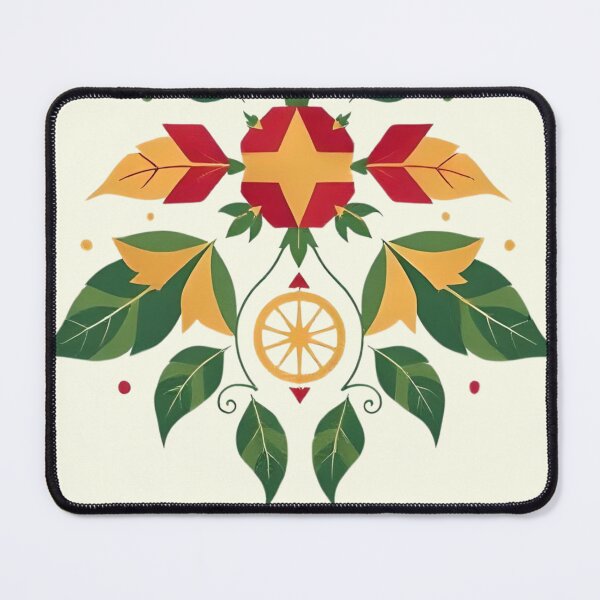 Item preview, Christmas Tree Hanging With Leaves Geometric Art designed and sold by Ciervo Primavera.