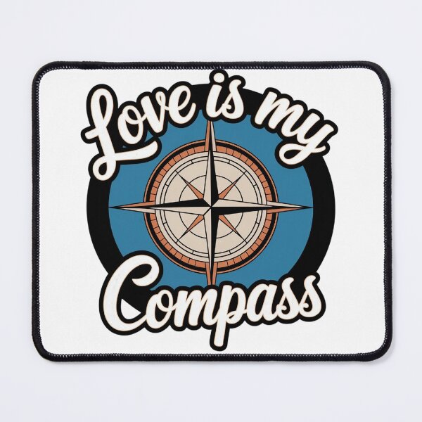 Item preview, Love is my Compas, Compass Art designed and sold by Faithloveshop.