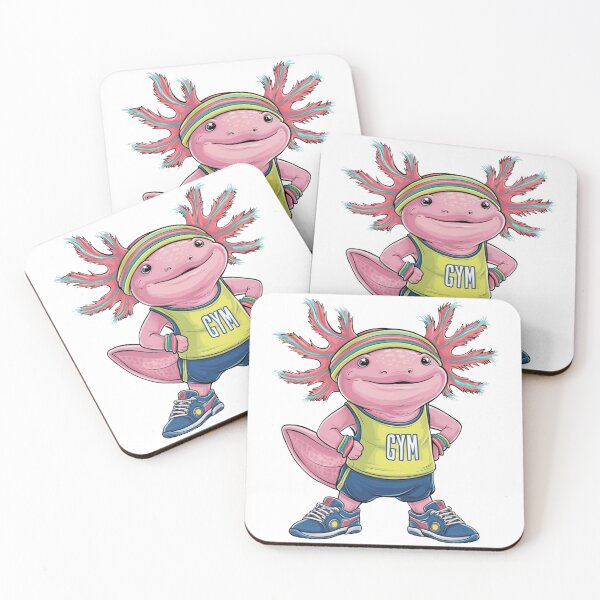 Item preview, Axolotl Gym Time Workout designed and sold by Ktpier.