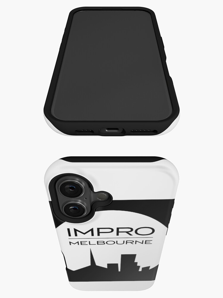 Thumbnail 3 of 4, iPhone Case, IM Logo [White] designed and sold by ImproMelbourne.