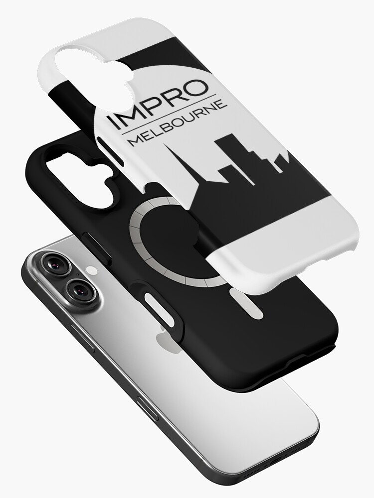 Thumbnail 2 of 4, iPhone Case, IM Logo [White] designed and sold by ImproMelbourne.