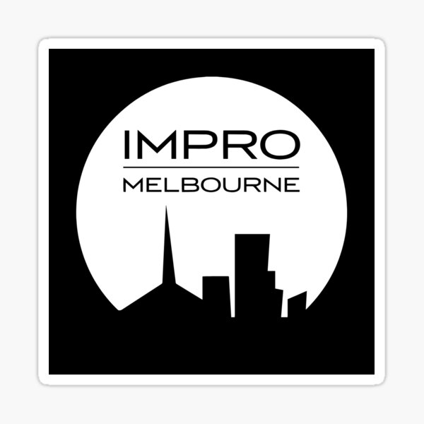 IM Logo [White] Sticker