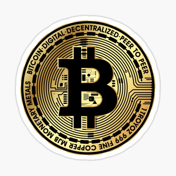 Item preview, Bitcoin BTC Logo designed and sold by Trialloja.