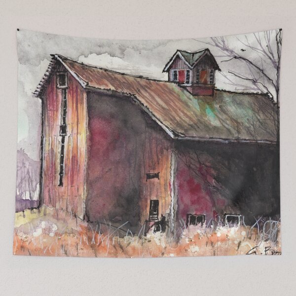 Item preview, Red Barn designed and sold by Gregg Brown.