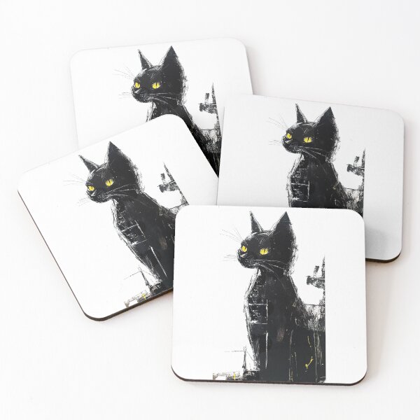 Item preview, Black cat designed and sold by IraPanyukova.