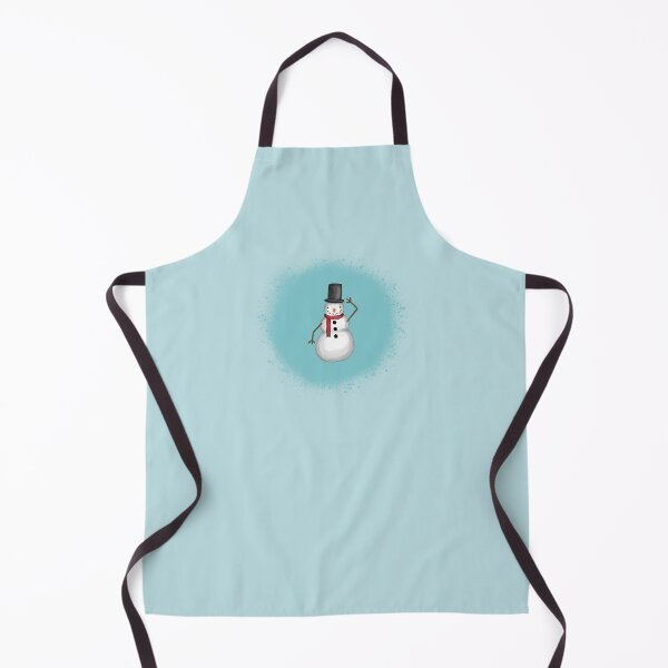 Item preview, Happy Snowman In Blue designed and sold by stewedtomatoes.
