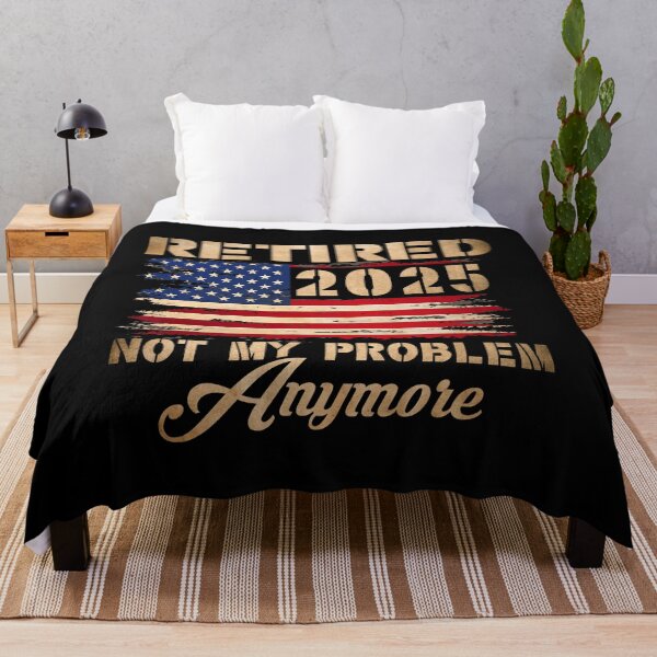 Item preview, Retired 2025 Not My Problem Anymore Vintage American Flag designed and sold by Har-vee.