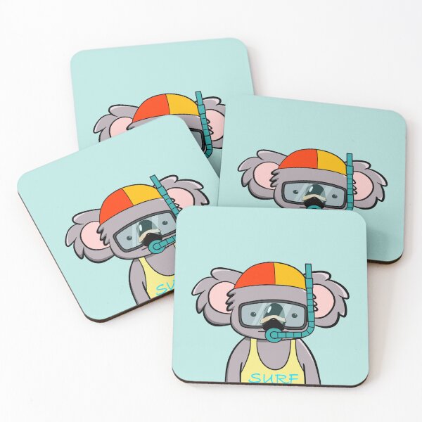 Item preview, Snorkelling Koala Bear designed and sold by viva-aurora.
