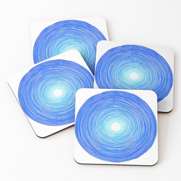 Item preview, Blue Spiral Abstract Art designed and sold by cornelliusy.