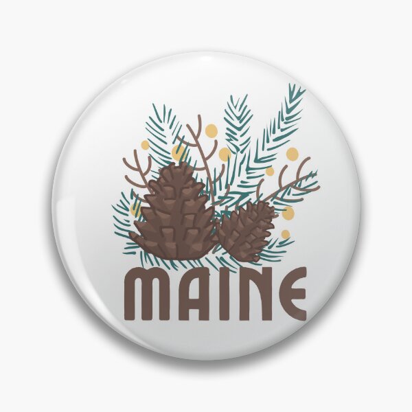 Item preview, Maine White Pine Cone State Flower Classic T-shirt Sticker designed and sold by ThinkNature!.