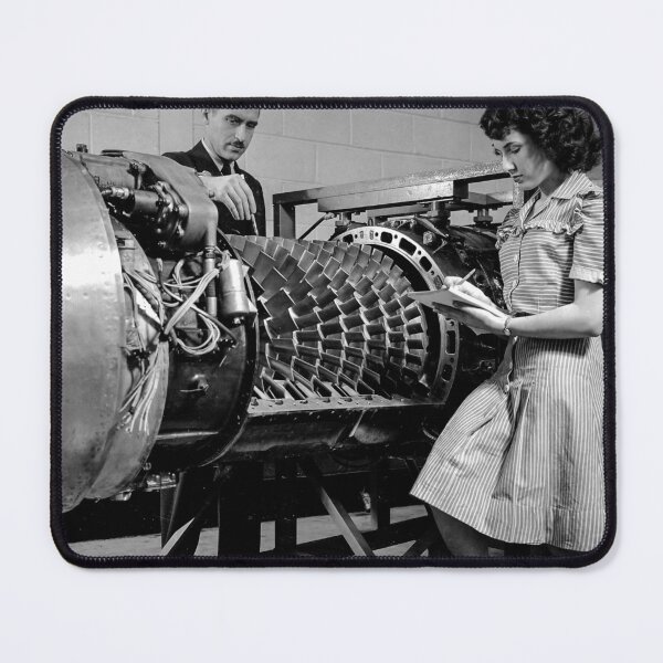 Item preview, Jet Engine Fashion 1950s designed and sold by lobodelnoir.