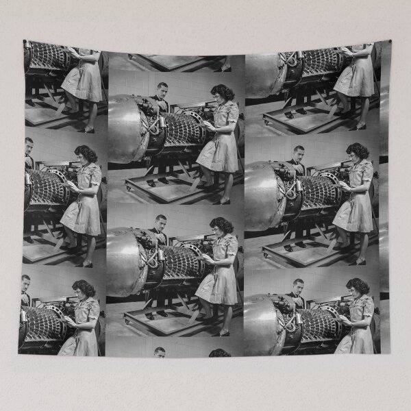 Item preview, Jet Engine Fashion 1950s designed and sold by lobodelnoir.
