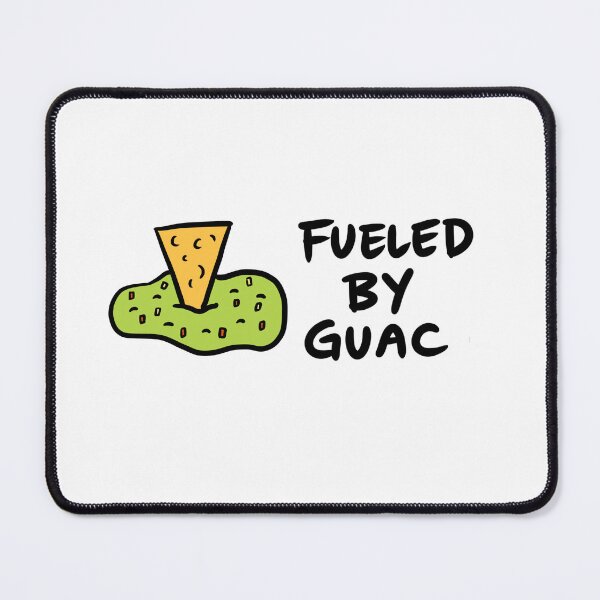 Item preview, Fueled by Guac (Guacamole) with Tortilla Chip or Nacho Chip designed and sold by bonniemamadraws.
