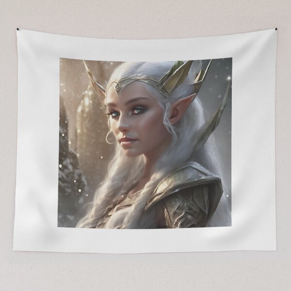 Item preview, Elf, Elf girl, Girl, Anime, fantasy, astarion girl, magic, designed and sold by GOLDENGARDENART.