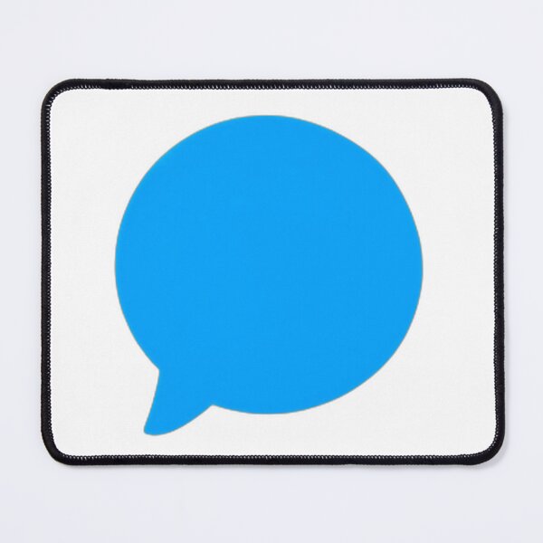 Item preview, Blue Speech Bubble Minimalist Design designed and sold by cornelliusy.