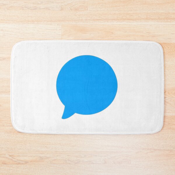 Aperçu de l'œuvre Design minimaliste avec bulles de dialogue bleues créée et vendue par cornelliusy.