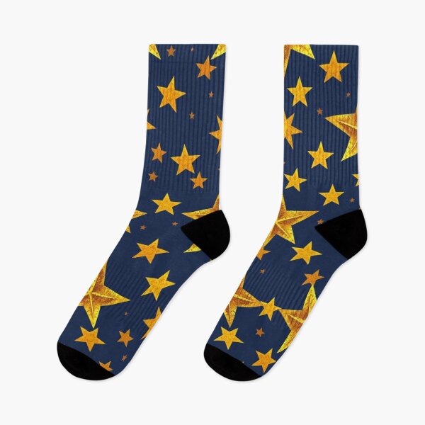 Item preview, Gold Stars on Dark Blue designed and sold by vstronaut1.