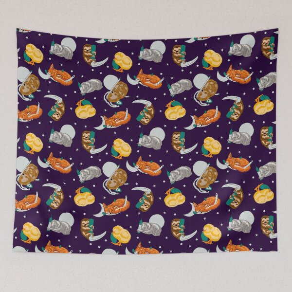 Item preview, Anesthesiologist Animals in Purple designed and sold by Hodgepodge Bricolage.