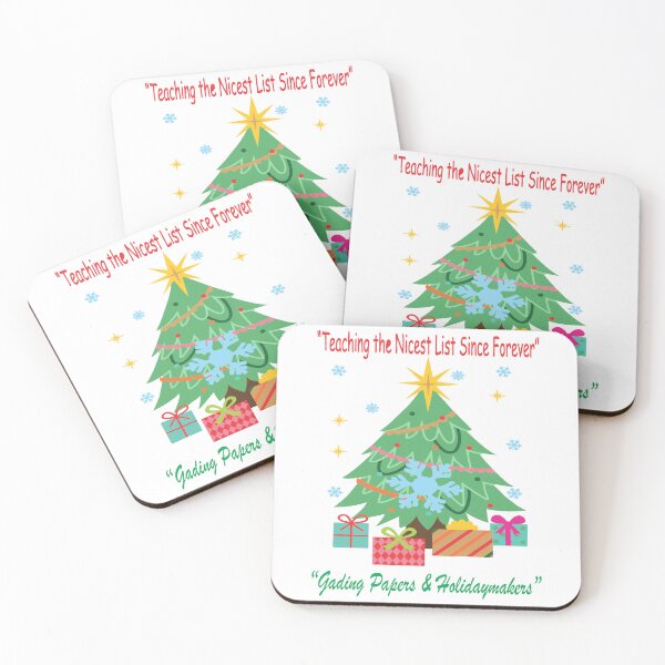 Item preview, Teaching The Nicest List - Teacher Christmas Humor designed and sold by Pansies1.