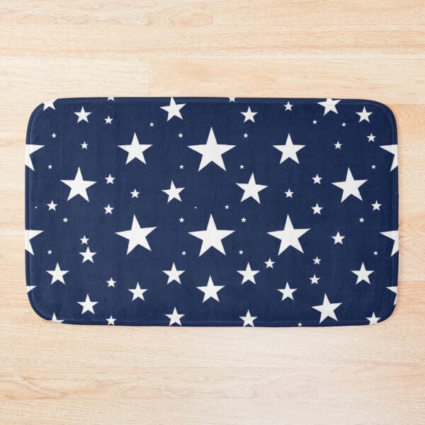 Item preview, White Stars on Blue designed and sold by vstronaut1.