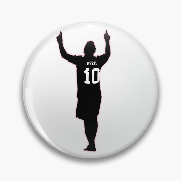 Item preview, Lionel Messi Iconic Celebration Pose - Inter Miami Colors designed and sold by Niche Fandoms R Us.
