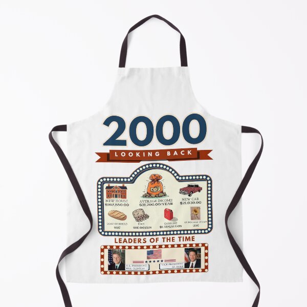 Item preview, 2000 Vintage Price Comparison - A Look Back at Housing, Income, and Everyday Costs - Retro U.S. History Design designed and sold by ETOemporium.