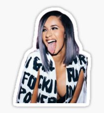 Peeping Cardi Sticker