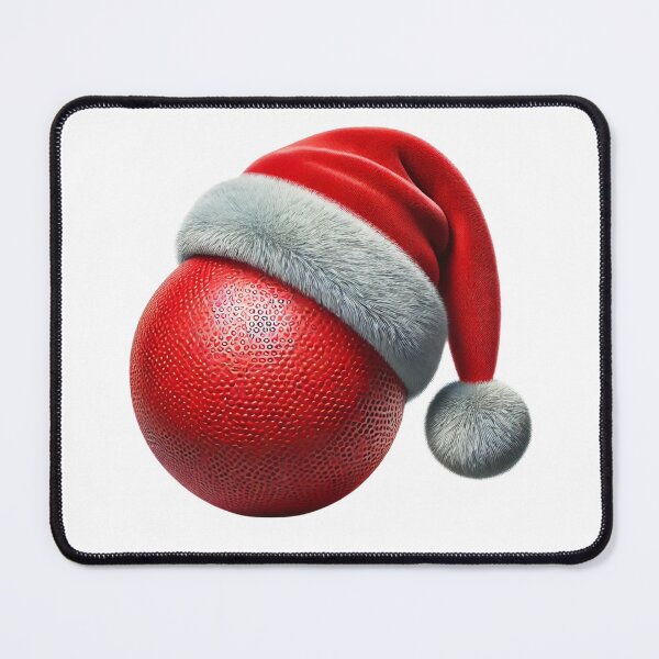 Item preview, Dodgeball Christmas Santa Hat Dodgeball Holiday Hat Jolly Santa Style Festive & Fun designed and sold by Zestfull.