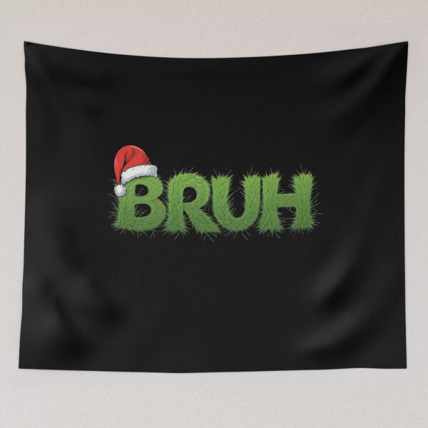 Item preview, Green Bruh Meme Funny  Text Saying Bro Greeting Christmas designed and sold by Har-vee.