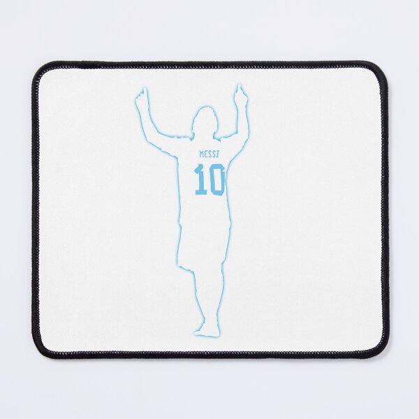 Item preview, Lionel Messi Iconic Celebration Pose - Argentina Colors designed and sold by Niche Fandoms R Us.