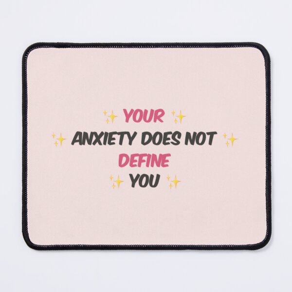 Item preview, anxiety, metal health motivation, anxiety affirmation, anxiety graphic slogan designed and sold by MarJul.