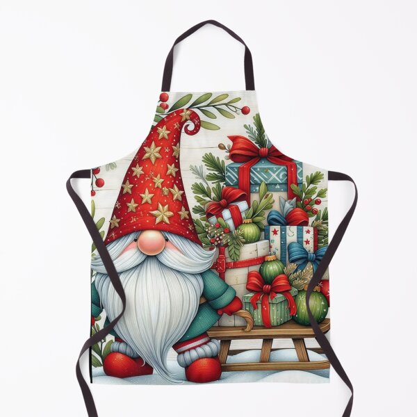 Item preview, Festive Gnome Holiday Design - Sled Full of Gifts and Greenery designed and sold by drip.design.co.