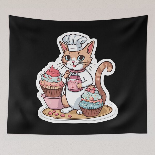Item preview, Baking Cat designed and sold by BobHan.