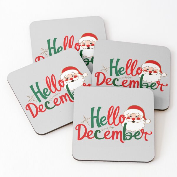 Item preview, Hello December with Santa designed and sold by GoodsFind.