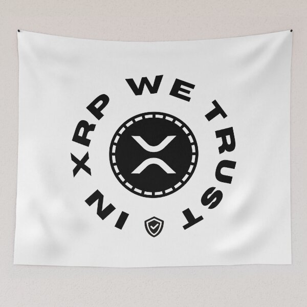 Item preview, In XRP We Trust - Perfect Crypto Enthusiast Apparel designed and sold by DesignDazzles.