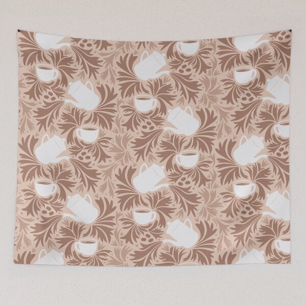 Item preview, Coffee Break Damask designed and sold by robyriker.