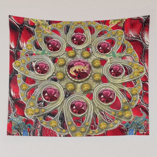 Item preview, Crimson Reptilia: The Alligator Ornamental Panel designed and sold by stevepmp.
